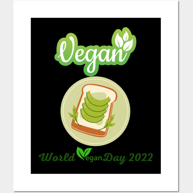 "I'm So fresh" Vegan day 2022 Wall Art by HJDesign